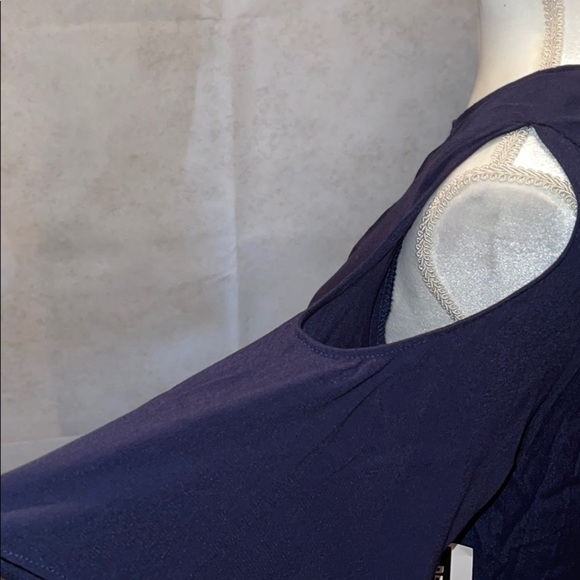 Design Lab Black 3/4 length sleeve Blouse - Picture 3 of 7